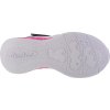Šedo-růžové dívčí svítící zimní kotníkové tenisky Skechers Flutter Heart Lights - Simple Amor (Velikost 32)
