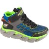 Modro-šedé chlapecké kotníkové tenisky Skechers Tech-Grip - High-Surge