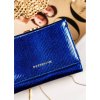 Elegantní dámská tmavě modrá peněženka z přírodní kůže Peterson Y727