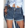 (Vel. L) Modré džínové kraťasy DENIM DREAMS (Velikost L)