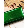 Zelená dámská peněženka z lakované kůže na patentku Peterson Y736