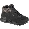 Černé kotníkové zimní tenisky Skechers Uno Gen1 - Darling Daze (Velikost 28)
