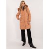 Camel zimní bunda s patentkami na bocích