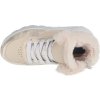 Béžové zimní kotníkové boty Skechers Uno Lite - Comfurt Collar (Velikost 30)