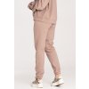 Béžové bavlněné sportovní tepláky