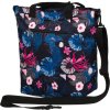 Rovicky Černo-modrá vzorovaná textilní shopper kabelka