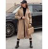 Camel dámský dlouhý oversize kabát CAMELLYN