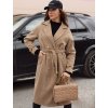 Camel dámský dlouhý oversize kabát CAMELLYN