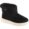 Černé dámské sněhule Sorel Explorer III Slip-on Cozy WP