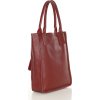 MARCO MAZZINI Červená shopper bag s kapsami (Velikost ONE SIZE)