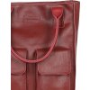 MARCO MAZZINI Červená shopper bag s kapsami (Velikost ONE SIZE)