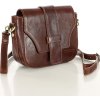 MAZZINI VERONA Hnědá kožená crossbody