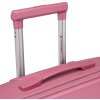 Růžová 3dílná sada kufrů Peterson