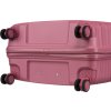 Růžová 3dílná sada kufrů Peterson