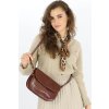 MARCO MAZZINI Hnědá elegantní crossbody kabelka