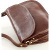 MARCO MAZZINI Hnědá elegantní crossbody kabelka