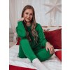 Tmavě zelená dámská tepláková souprava MILIAN