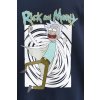 Chlapecká tmavě modrá mikina s kapucí Rick and Morty