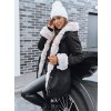 Černá dámská zateplená parka s kožíškem STARBURST