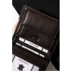 Tmavě hnědá elegantní pánská peněženka Rovicky L234