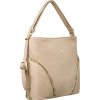 Béžová elegantní dámská prostorná kabelka Rovicky