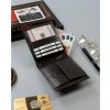Elegantní hnědá pánská kožená peněženka s RFID systémem Rovicky L227