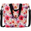 Prostorná shopper kabelka s květinovým vzorem Rovicky
