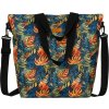 Prostorná shopper kabelka s tropickým vzorem Rovicky