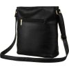 Černá dámská prostorná crossbody kabelka Rovicky