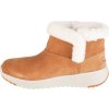 Světle hnědé dámské semišové zimní kotníkové boty Skechers On-The-Go Stellar - Cozy Step