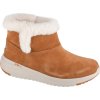 Světle hnědé dámské semišové zimní kotníkové boty Skechers On-The-Go Stellar - Cozy Step