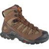 Hnědé pánské turistické kotníkové boty Salomon Quest Tracker GTX