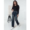 Dámské rovné džíny s vysokým pasem VIVEZZI