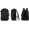 Peterson Černý prostorný voděodolný cestovní batoh s prostorem pro notebook (Velikost ONE SIZE)