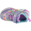 Světle fialové dívčí svítící tenisky Skechers Unicorn Chaser