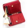 Peterson Červená dámská peněženka z lakované kůže Y748