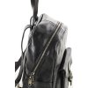 MARCO MAZZINI Černý elegantní dámský kožený batoh