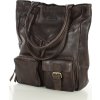 MARCO MAZZINI Tmavě hnědá kabelka s kapsami