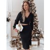 Dámská černá pletená souprava COASTAL
