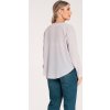 Dámská šedá košile s dlouhým rukávem