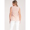 Dámská světle růžová halenka se vzory