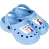 Světle modré dívčí nazouváky Crocs Disney Frozen