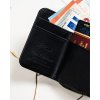 Peterson Černá malá peněženka se zlatými akcenty Y753