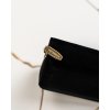 Peterson Černá malá peněženka se zlatými akcenty Y753