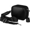 Peterson Černá dámská crossbody kabelka se širokým popruhem