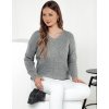 Světle šedý dámský svetr MONAVIA