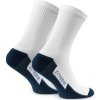 Pánské bílo-černé vysoké sportovní ponožky Art. 057
