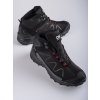 Černé Vysoké šněrovací pánské trekové boty