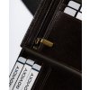 Rovicky Tmavě hnědá pánská kožená peněženka s RFID L263