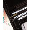 Rovicky Minimalistická tmavě hnědá pánská kožená peněženka na zip L258